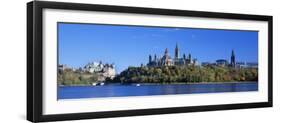 Government Building on a Hill, Parliament Building, Parliament Hill, Ottawa, Ontario, Canada-null-Framed Photographic Print