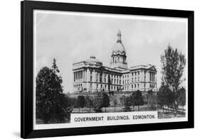Government Buildings, Edmonton, Alberta, Canada, C1920s-null-Framed Giclee Print