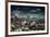 Government buildings of Tokyo at night, Japan-Sheila Haddad-Framed Photographic Print