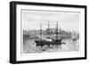 Government House and HMS Nelson, Sydney, New South Wales, Australia, 1886-JR Ashton-Framed Giclee Print