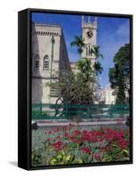 Government House, Bridgetown, Barbados, Caribbean-Robin Hill-Framed Stretched Canvas