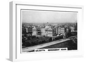 Government House, Calcutta, India, C1925-null-Framed Giclee Print