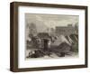 Government House Fort and Dalhousie Barracks, Calcutta-null-Framed Giclee Print