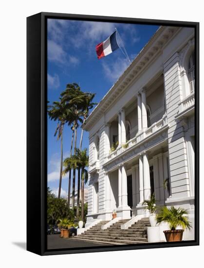 Government House, Fort-De-France, Martinique, French Antilles, West Indies, Caribbean-Richard Cummins-Framed Stretched Canvas