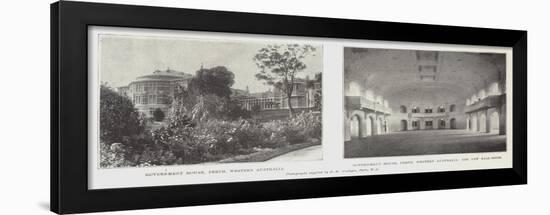 Government House in Perth-null-Framed Giclee Print