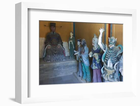 Government Ministry Department for Controlling Evil Spirits at Taoist Donyue Temple-Christian Kober-Framed Photographic Print