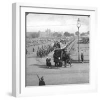 Government Officials in a State Procession, India, 1913-HD Girdwood-Framed Giclee Print
