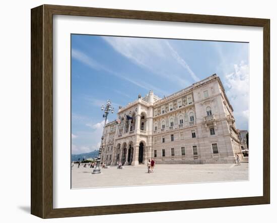 Government Palace, formerly Palace of the Austrian Lieutenancy, Trieste-Jean Brooks-Framed Photographic Print