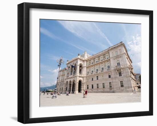 Government Palace, formerly Palace of the Austrian Lieutenancy, Trieste-Jean Brooks-Framed Photographic Print