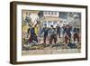 Government Soldiers Advancing into Paris to Suppress the Commune, 24th May 1871-null-Framed Giclee Print