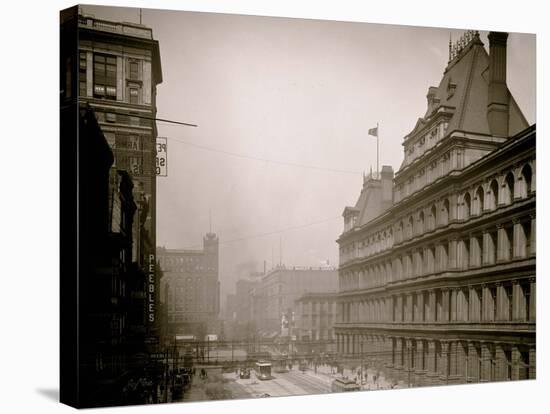 Government Square, Cincinnati, Ohio-null-Stretched Canvas