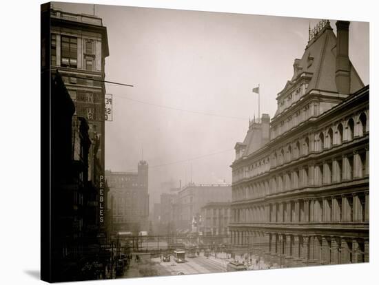 Government Square, Cincinnati, Ohio-null-Stretched Canvas