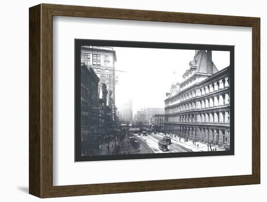 Government Square, Cincinnati-William Henry Jackson-Framed Photo