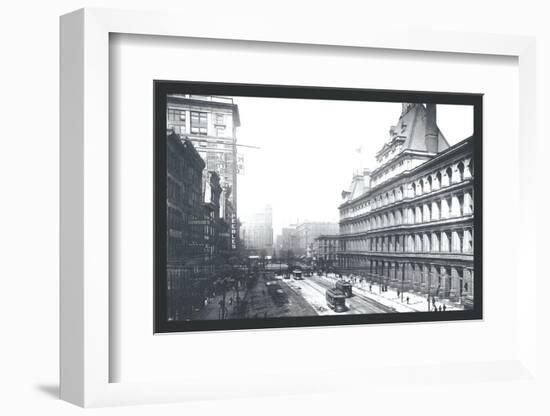 Government Square, Cincinnati-William Henry Jackson-Framed Photo