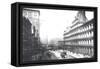 Government Square, Cincinnati-William Henry Jackson-Framed Stretched Canvas