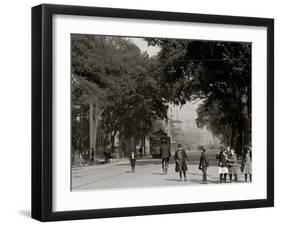 Government Street, Mobile, Ala.-null-Framed Photo