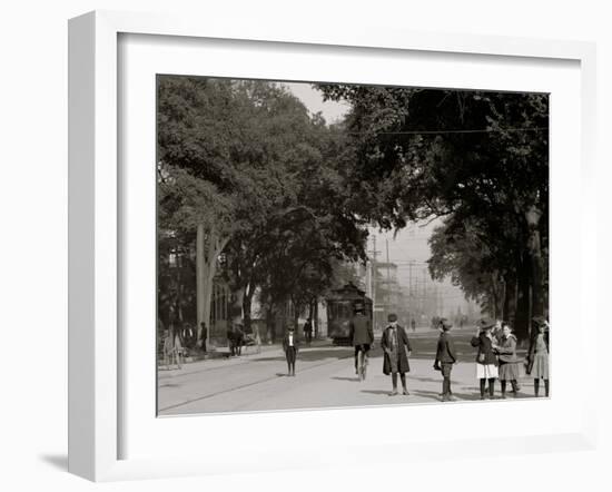 Government Street, Mobile, Ala.-null-Framed Photo