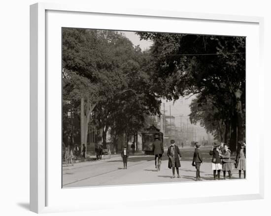 Government Street, Mobile, Ala.-null-Framed Photo