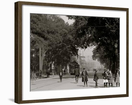 Government Street, Mobile, Ala.-null-Framed Photo