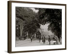 Government Street, Mobile, Ala.-null-Framed Photo