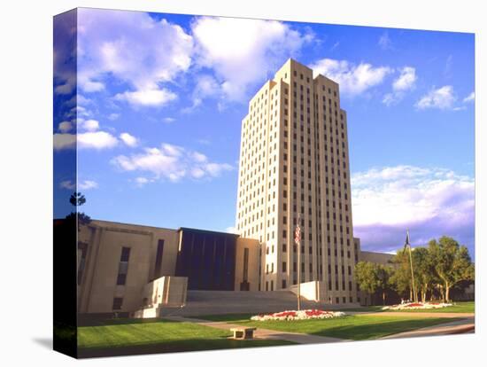 Government Tower Building, Bismarck, North Dakota-Bill Bachmann-Stretched Canvas