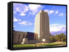 Government Tower Building, Bismarck, North Dakota-Bill Bachmann-Framed Stretched Canvas