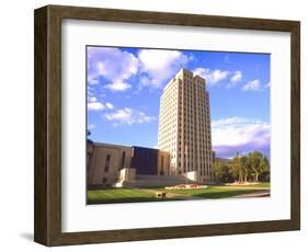 Government Tower Building, Bismarck, North Dakota-Bill Bachmann-Framed Photographic Print