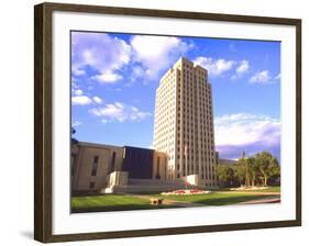 Government Tower Building, Bismarck, North Dakota-Bill Bachmann-Framed Photographic Print