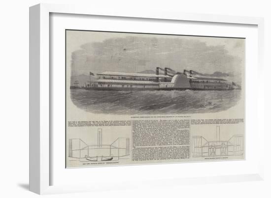 Government Troop Steamer for the Lower Indus-Edwin Weedon-Framed Giclee Print