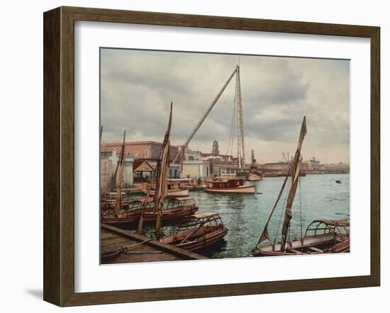 Government Wharf Havana-William Henry Jackson-Framed Photo