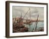 Government Wharf Havana-William Henry Jackson-Framed Photo