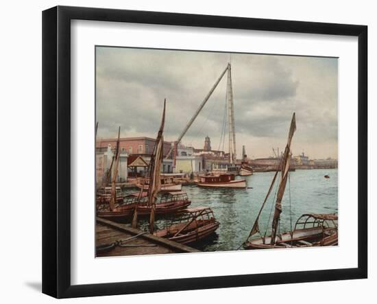 Government Wharf Havana-William Henry Jackson-Framed Photo