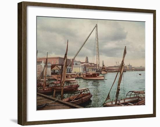 Government Wharf Havana-William Henry Jackson-Framed Photo
