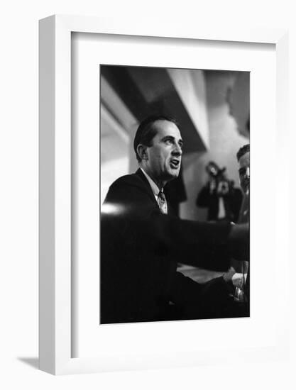 Governor Allan Shivers Delivering His Speech to the Convention Floor, Amarillo, Texas, 1952-John Dominis-Framed Photographic Print