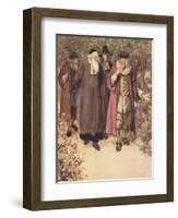 Governor Bellingham Appeared to Be Showing Off His Estate-Hugh Thomson-Framed Giclee Print