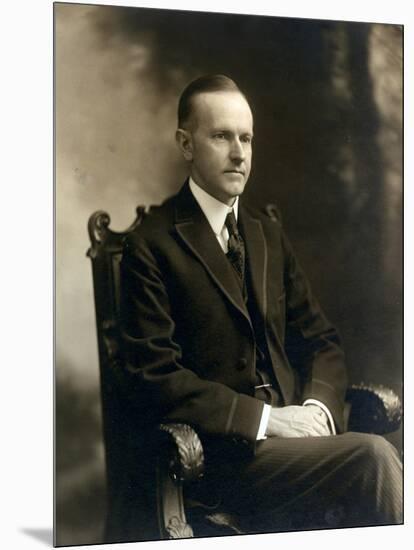 Governor Calvin Coolidge, 1919-Science Source-Mounted Giclee Print