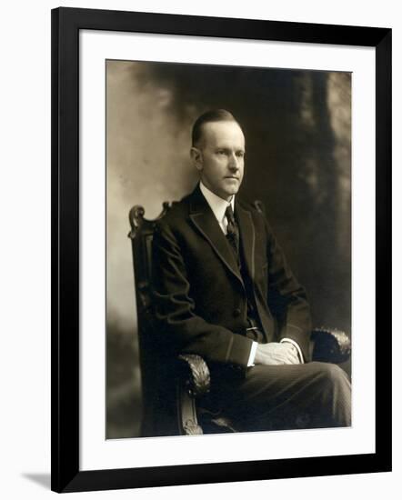 Governor Calvin Coolidge, 1919-Science Source-Framed Giclee Print