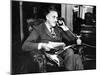 Governor Franklin Delano Roosevelt He Takes Via Long Distance Telephone to His Representatives-null-Mounted Photo