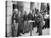 Governor George Wallace Blocks Entrance at the University of Alabama-Warren K^ Leffler-Stretched Canvas