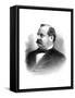 Governor Grover Cleveland, 1885-Science Source-Framed Stretched Canvas