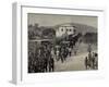 Governor Maxwell Returns to Cape Coast Castle, from Cumasia.-null-Framed Giclee Print