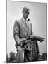 Governor of the Bahamas Duke of Windsor Holding Asparagus Picked by Bahamian Laborers During WWII-Peter Stackpole-Mounted Premium Photographic Print