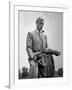 Governor of the Bahamas Duke of Windsor Holding Asparagus Picked by Bahamian Laborers During WWII-Peter Stackpole-Framed Premium Photographic Print