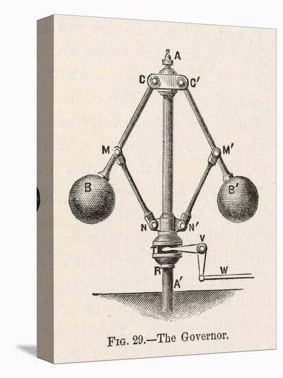 Governor or Fly-Ball Governor Invented by James Watt to Regulate the Supply of Steam-Robert H. Thurston-Stretched Canvas
