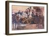 Governor Phillip in Sydney Cove-George Washington Lambert-Framed Giclee Print