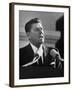 Governor Ronald W. Reagan Making Inaugural Speech after Swearing in Ceremony at Capitol-null-Framed Photographic Print