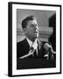 Governor Ronald W. Reagan Making Inaugural Speech after Swearing in Ceremony at Capitol-null-Framed Photographic Print