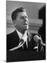 Governor Ronald W. Reagan Making Inaugural Speech after Swearing in Ceremony at Capitol-null-Mounted Photographic Print