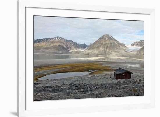 Governor's Cabin at Trinityhamn, Magdalenefjord, Svalbard, Norway, Scandinavia, Europe-David Lomax-Framed Photographic Print