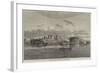 Governor's Island and Fort, New York Harbour-null-Framed Giclee Print